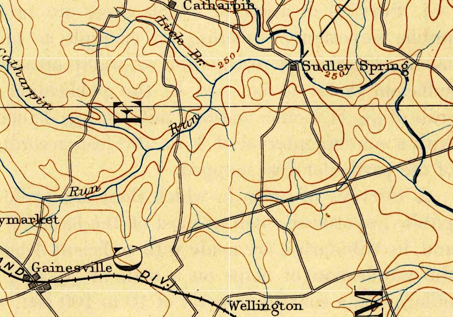 after the fighting in 1861-62, the battlefield land returned to farm use