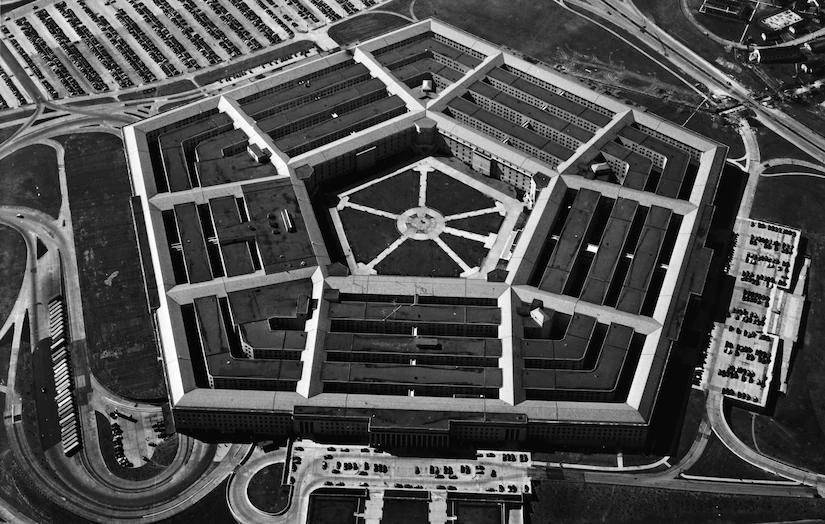 the Pentagon, designed originally for a site bordered by five roads, was named for its geometric shape