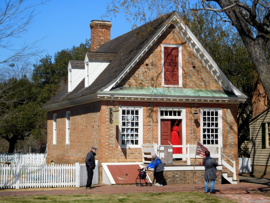 the Prentis Store at Colonial Williamsburg