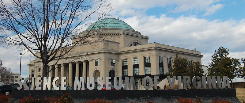 the Science Mueum of Virginia in Richmond occupies the old Broad Street Station