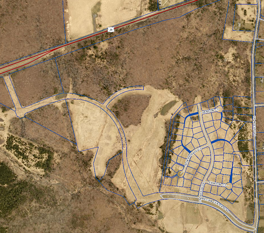 30 years after the 1988 Federal acquisition of the Second Manassas battlefield, the parcels platted for a housing subdivision were still evident in county records