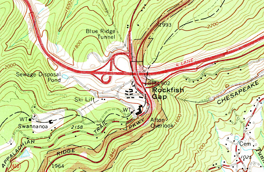 a double chair lift operated on the ski slope at Afton in 1973