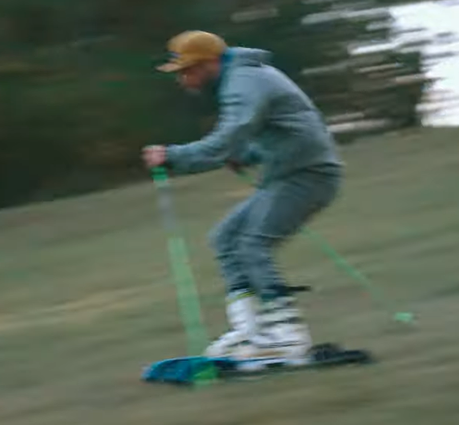 grass skiing is offered in the summer at Bryce Mountain Resort