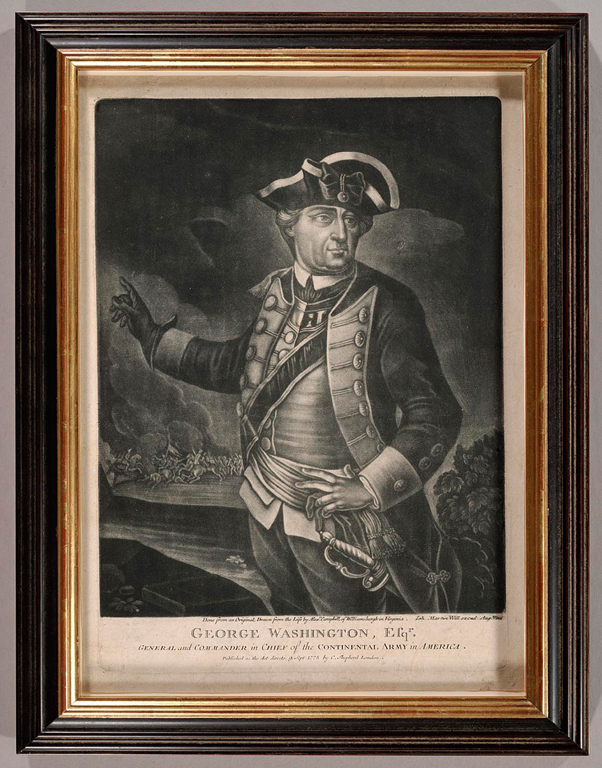 the British were unfamiliar with George Washington's appearance at the start of the American Revolution - but manufactured images of him anyway