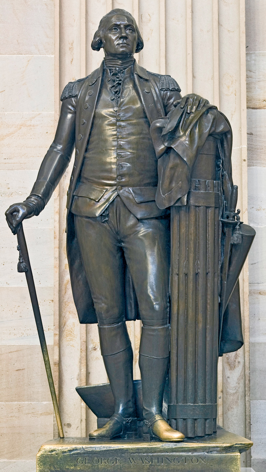 in 1934, Virginia contributed this copy of the 
Jean Antoine Houdon statue to the National Statuary Hall Collection in the US Capitol