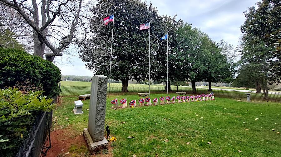 Confederate soldiers were exhumed and reburied  at Appomattox Court House