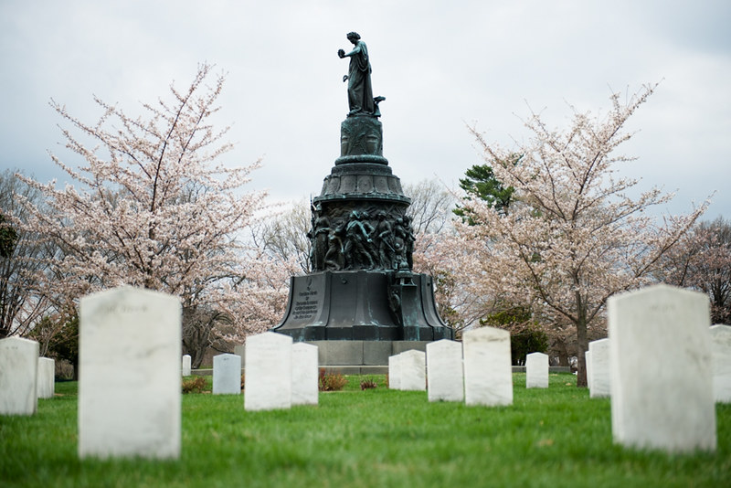 the Confederate Memorial was in Arlington National Cemetery between 1914-2023