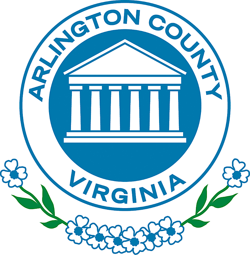 the Arlington County logo adopted in 1983 prominently incorporated the columns of the Arlington Mansion