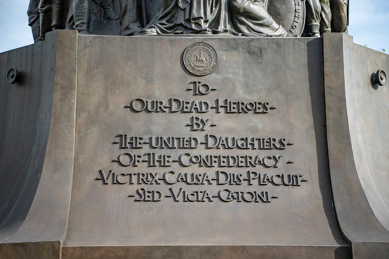 the Daughters of the Confederacy provided the Confederate Memorial to Reconciliation and Reunification at Arlington National Cemetery