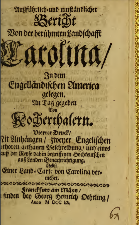 Palatine refugees flocked to England in 1709, choosing to belive the Golden Book promised them free passage to North America