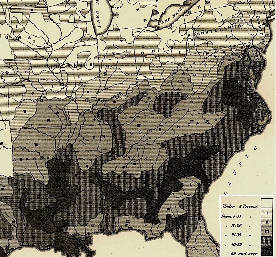 barriers to educating enslaved people prior to the Civil War were reflected in the illiteracy patterns of Southern states in the 1870 Census