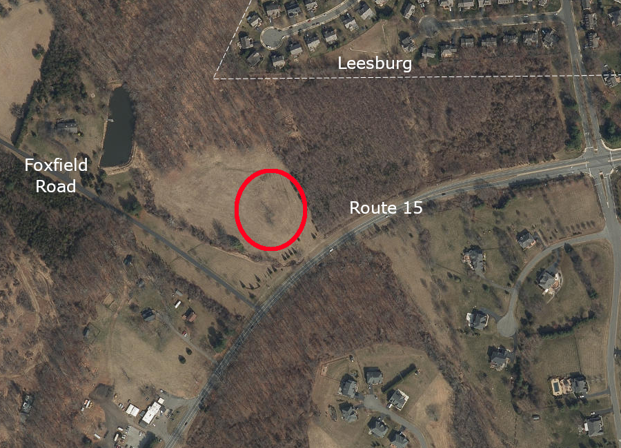a supposed burial mound of Delawares is in Loudoun County