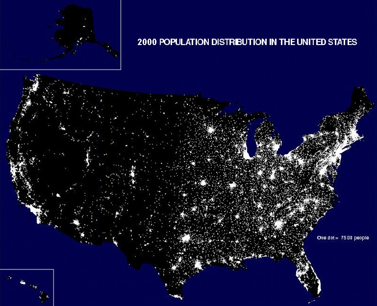 population density in 2000