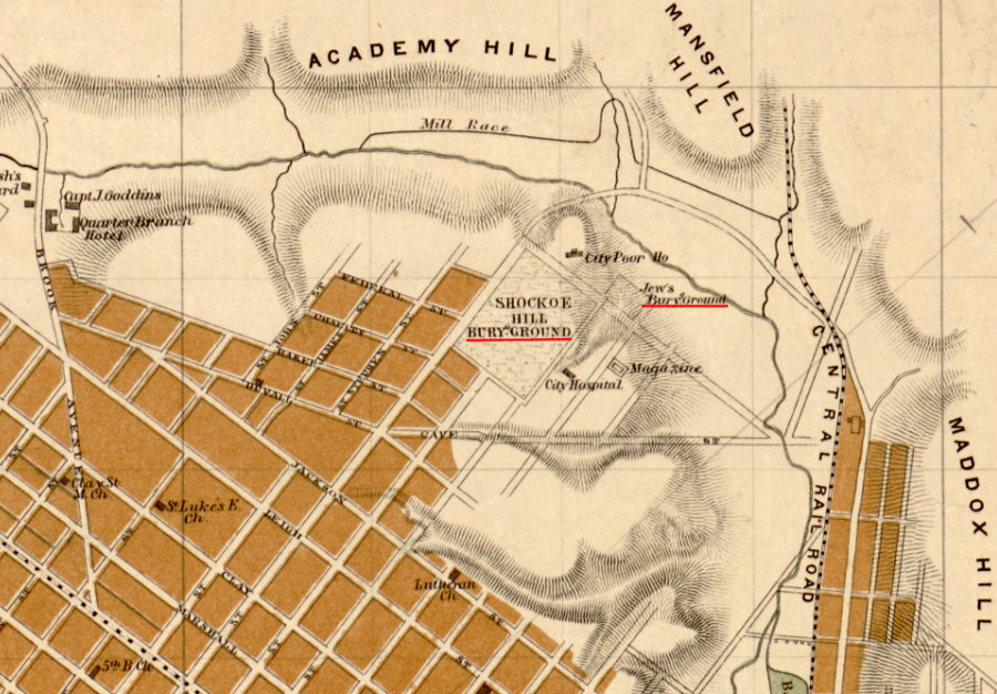 in the mid-1800's, Richmond had graveyards on its northern edge, as well as Hollywood Cemetery on the west, to replace the traditional burying ground at St. John's Church on Church Hill