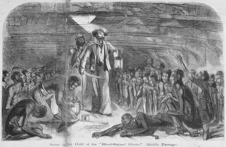 sailors maintained order with threats and actual violence during the Middle Passage