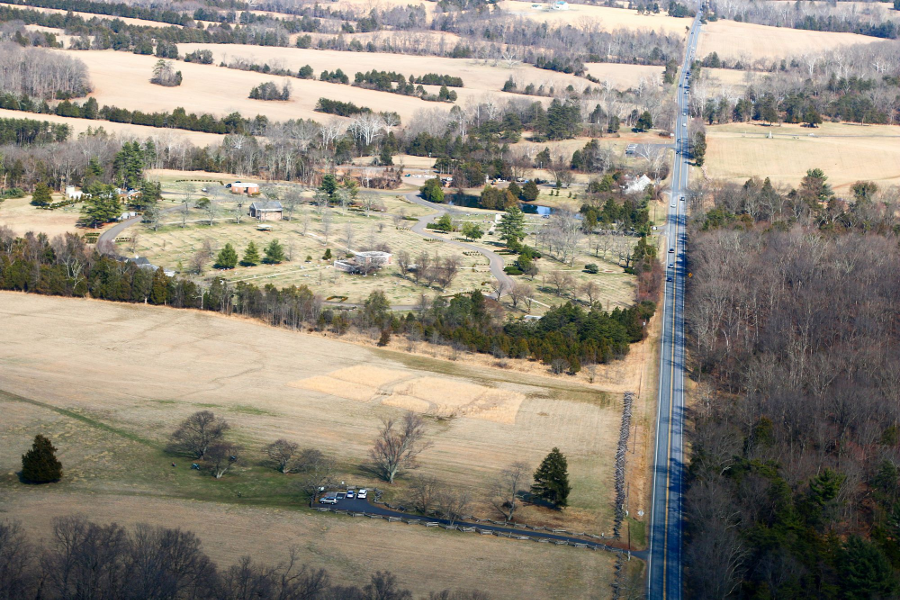 Stonewall Memory Gardens was developed as a cemetery before the National Park Service acquired all the surrounding land for Manassas National Battlefield Park