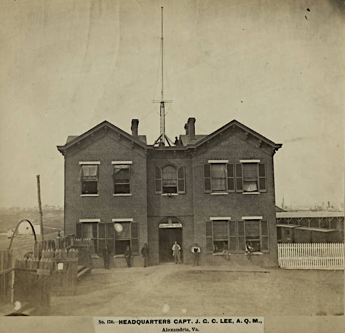 the Alexandria, Loudoun and Hampshire Railroad headquarters and passenger station in Alexandria was used as a Union military office during the Civil War