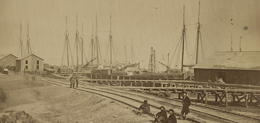 the supply base at Aquia Creek and its US Military Railroad infrastructure was abandoned by the Union Army in June 1863