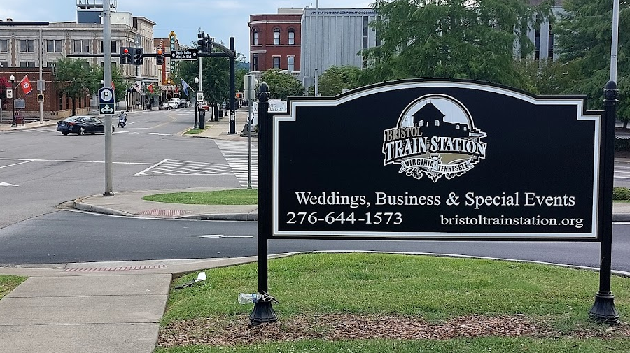 the train station in Bristol was used just as an event center in 2023, but had plenty of space for servicing Amtrak customers