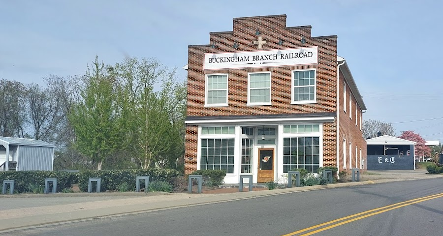 Buckingham Branch Railroad office in Dilwyn (Buckingham County)