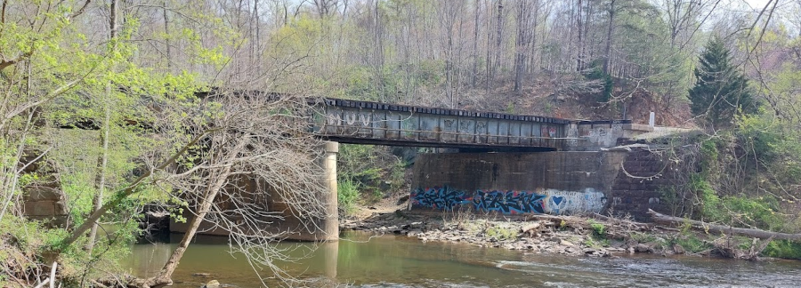 the Orange and Alexandria Railroad bridge over Bull Run was destroyed and rebuilt several times during the Civil War, but the sandstone pillars are still intact today