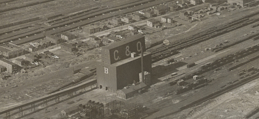 Chesapeake and Ohio Railway coal piers at Newport News (March 10, 1920)