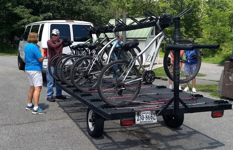 bike rental operations in Abingdon and Damascus offer shuttle rides to the top of the Virginia Creeper trail at Whitetop