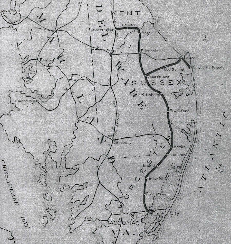 the Delaware Maryland and Virginia Railroad shipped seafood from Chincoteague to New York City