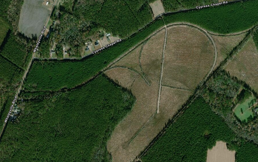 the roadbeds at Franklin Junction are still evident today