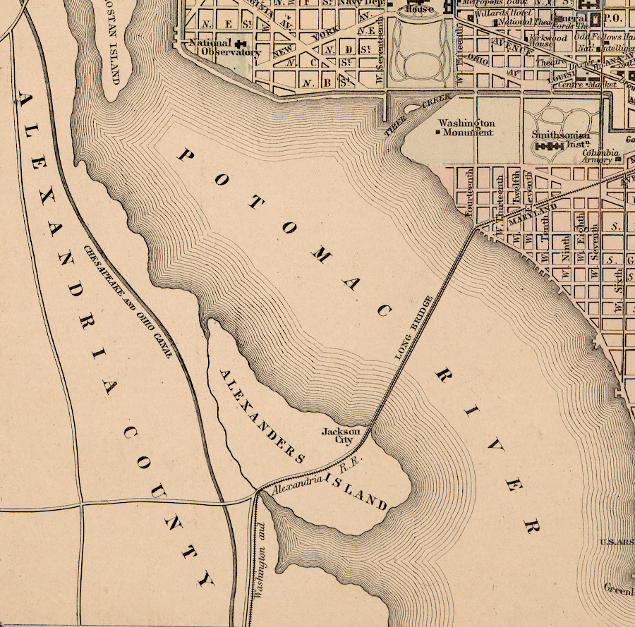 legal ownership of the Alexandria and Washington Railroad was returned to the original owners after the Civil War, and they renamed it the Washington and Alexandria Railway
