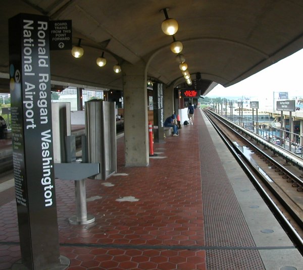 Metro at Reagan National Airport