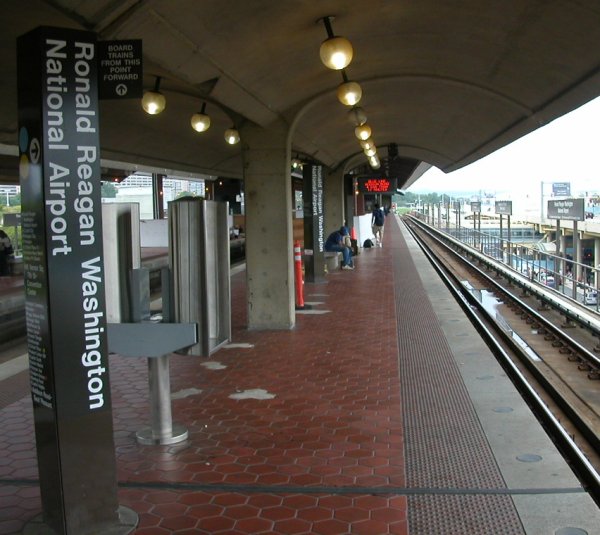Metro at Reagan National Airport