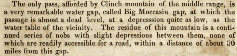 Moccassin Gap in Scott County was an obvious route for a railroad across Clinch Mountain