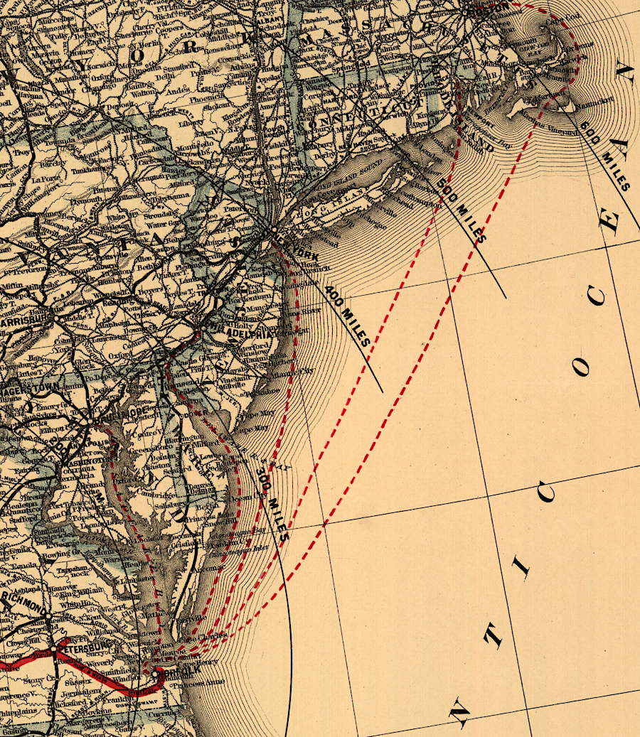 the Norfolk and Western Railroad sent coal by train to Norfolk, and ships from the docks at Lamberts Point took coal to customers