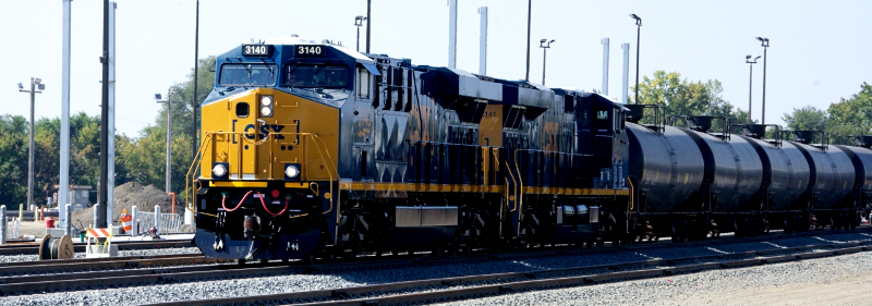 because pipeline capacity is limited, CSX trains have carried Bakken crude oil to the storage facility at the site of the formery refinery in Yorktown