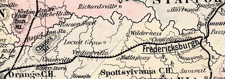 the Potomac, Fredericksburg & Piedmont Railroad was a narrow gauge railroad in 1877