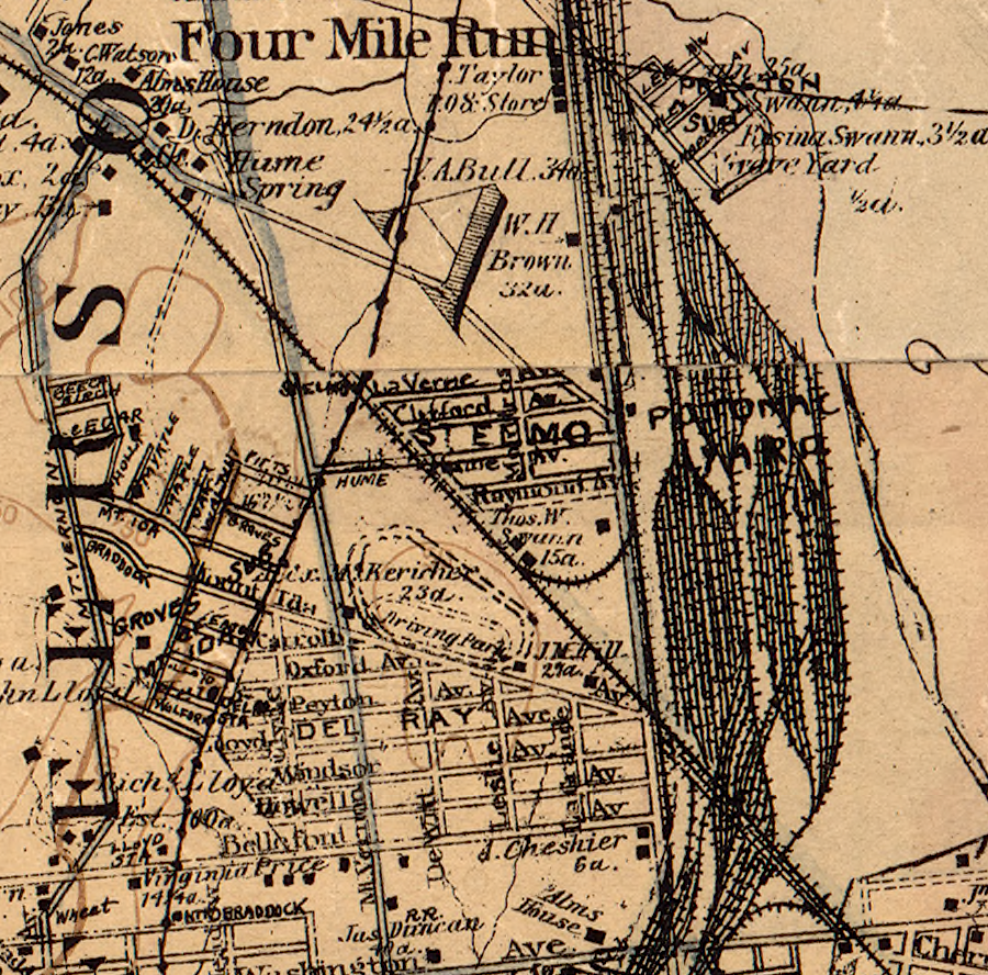 Potomac Yard in 1918