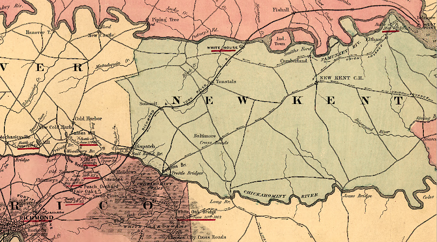 the Richmond and York River Railroad gave Richmond access to a better port at West Point