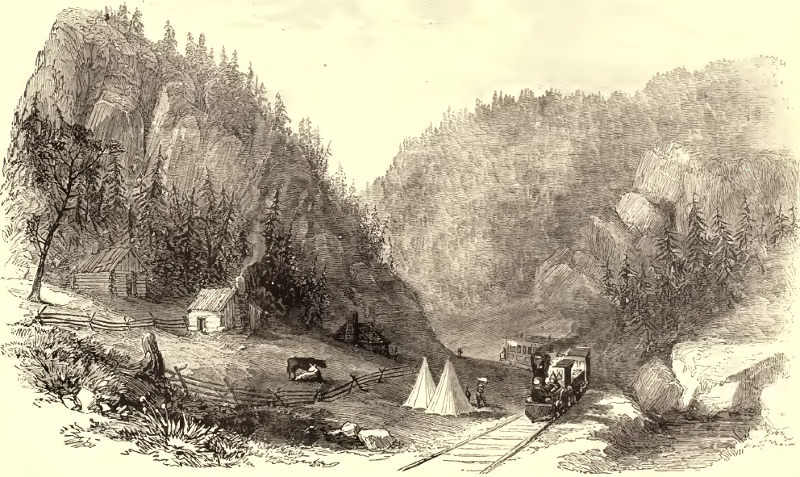 the Manassas Gap Railroad crossed the Blue Ridge, from Thoroughfare Gap on the eastern flank to Manassas Gap on the western edge
