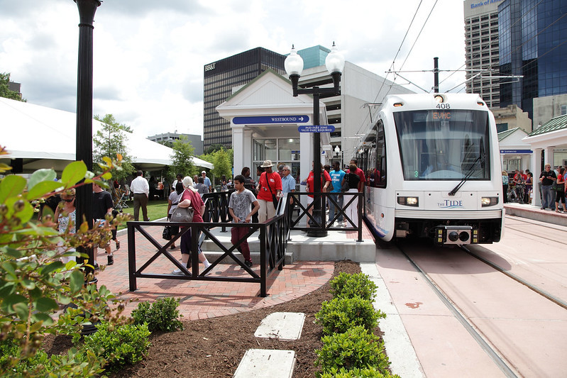 opening day at MacArthur Square Station on August 19, 2011
