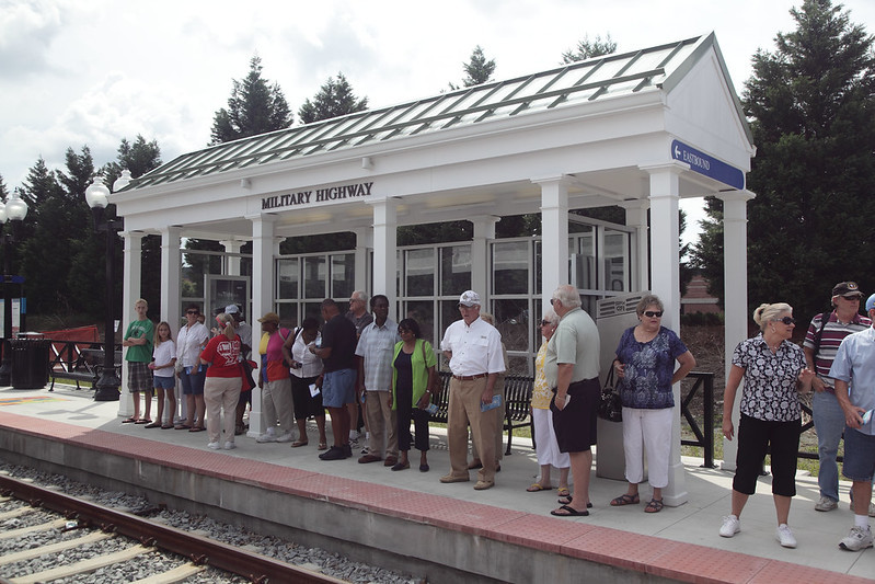all 11 stations of The Tide have coverted platforms and meet Americans with Disabilities Act standards