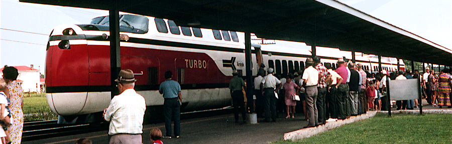 the two TurboTrain trainsets inherited by Amtrak were used for only five years