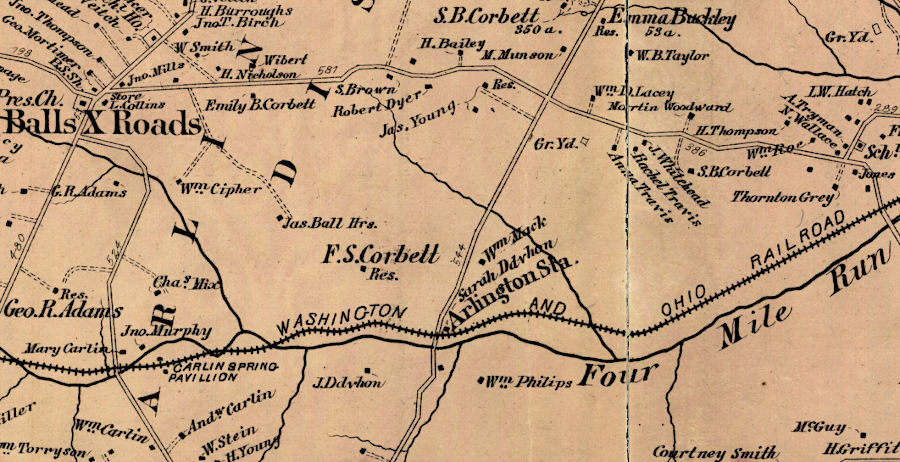 the Washington & Ohio Railroad lasted from 1870-1878