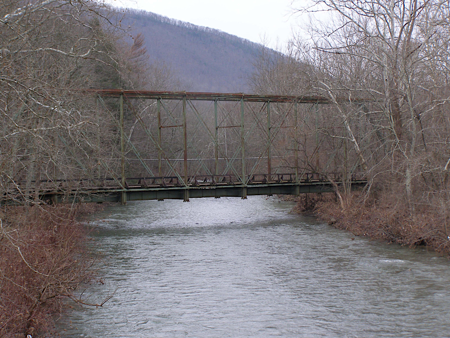 the New River, Holston & Western Railroad built over Wolf Creek at Rocky Gap in 1912, and the bridge was added to the National Register of Historic Places 99 years later