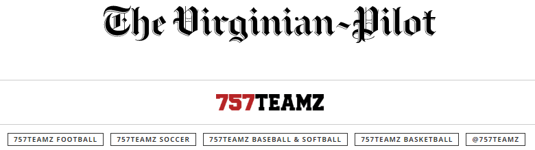 the Virginian-Pilot chose to add a 757 identifier to its regional coverage of sports news