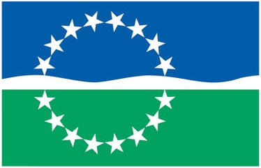 the Hampton Roads Chamber of Commerce and the Hampton Roads Partnership adopted a flag with 16 stars, but the interpretation of which jurisdictions should be included in the region is fluid