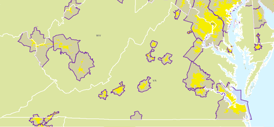 the boundaries of Metropolitan Planning Organizations (MPO's) define regions with coordinated transportation plans