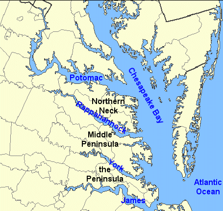 The Northern Neck Is Not The Peninsula