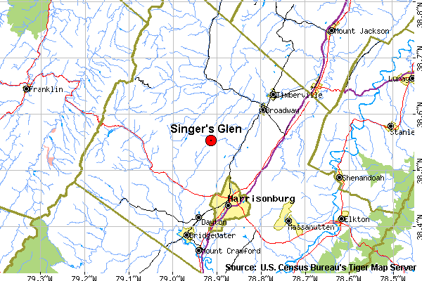 Singers Glen in Rockingham County
