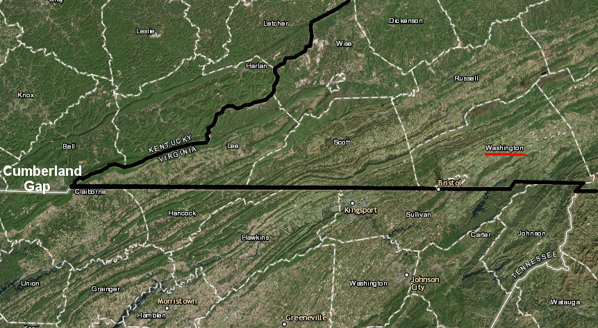 is Washington County in Appalachia?